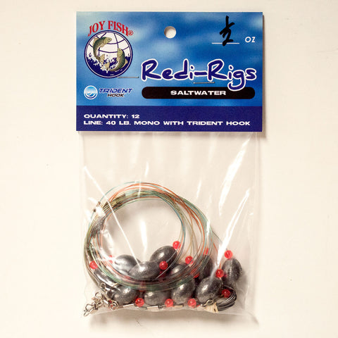 Redi-Rigs Monofilament with Hook (Weighted)