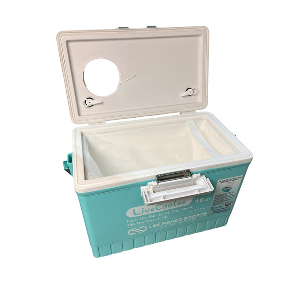 BAIT BOX COOLEE WITH MESH HOLDER- 2 sizes available
