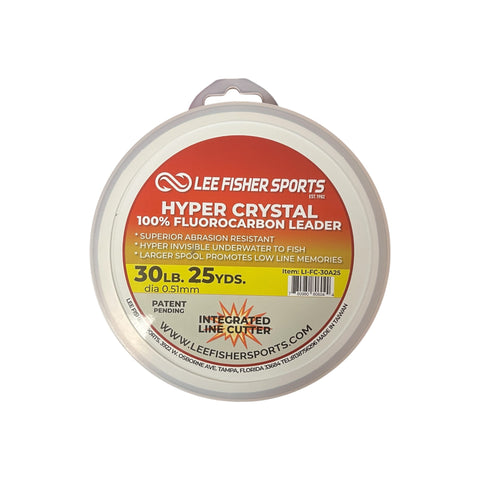 FLUORO CARBON HYPER CRYSTAL LEADER 15 LB TEST LI-FC-15A25HT