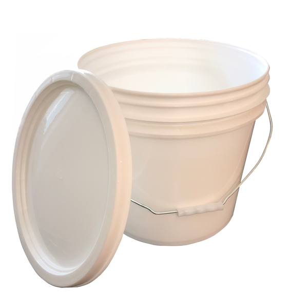 BUCKET 2.5 GALLON PLASTIC HANDLE