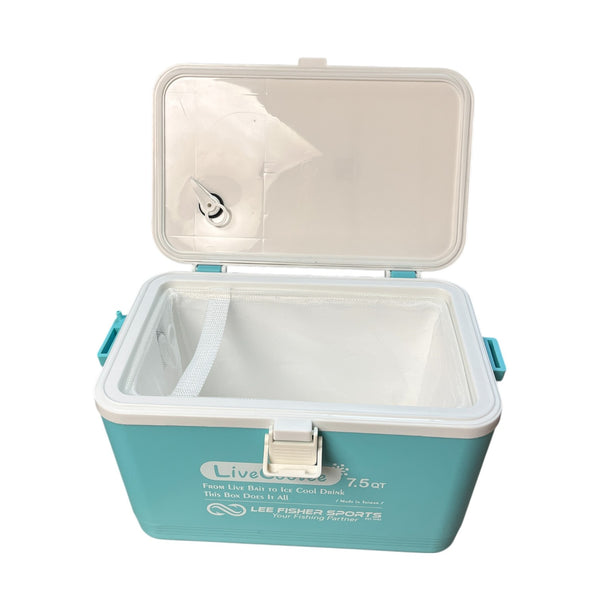 BAIT BOX COOLEE WITH MESH HOLDER- 2 sizes available