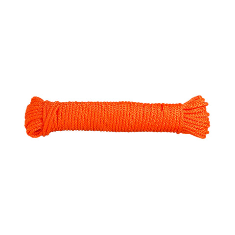 CRAB LINE BRAIDED 1/4"X50FT ORANGE