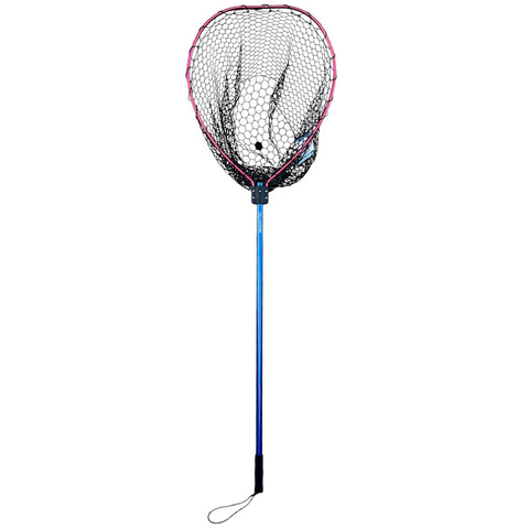 RUBBER LANDING NET, TT-LNOH-04 HOOP-26.7"X22.2"HANDLE-44" EASY STORAGE