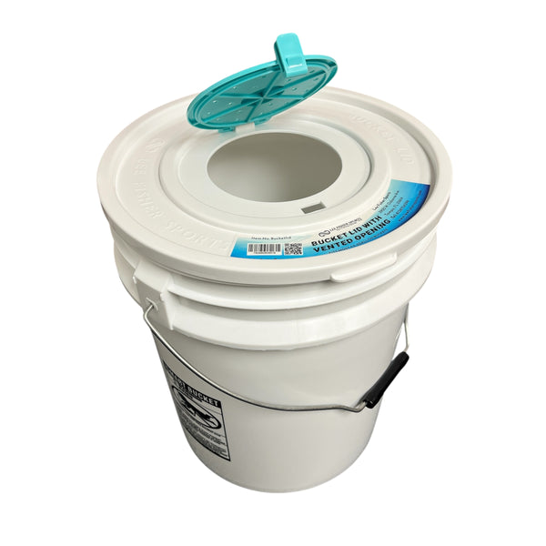BUCKET WITH VENTED LID 1-GALLON