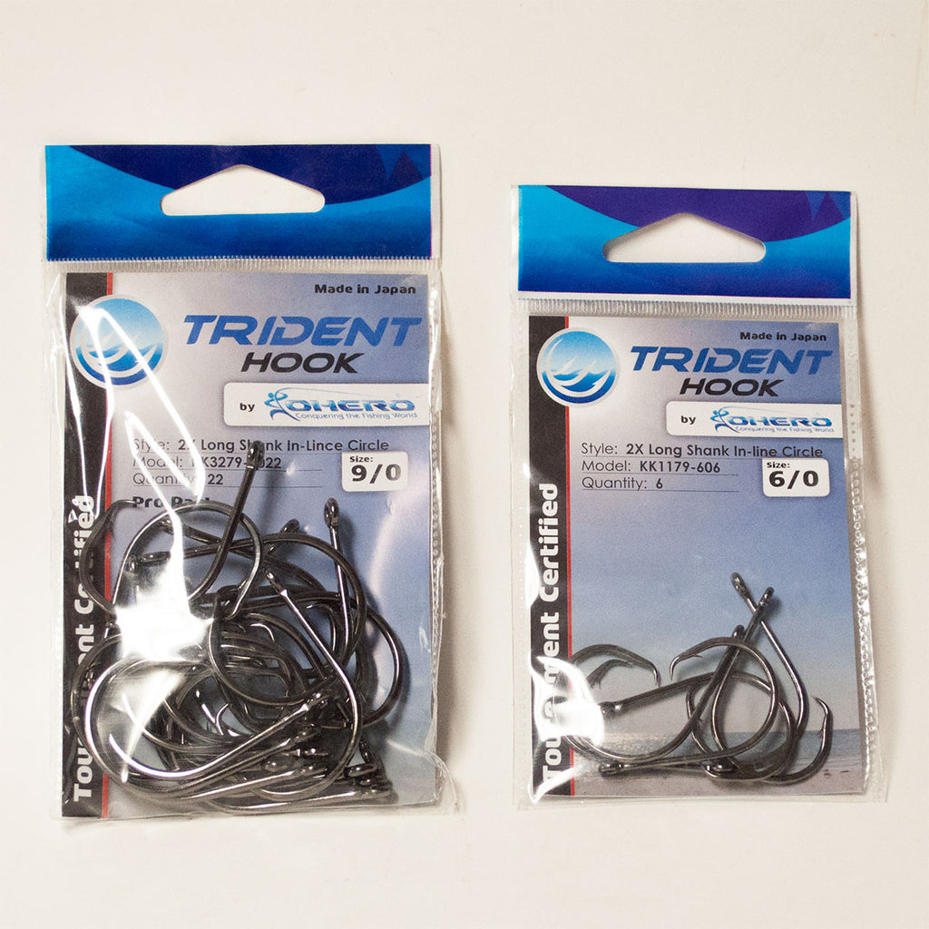 Trident Hook 2X Long Shank In-Line Circle – LEE FISHER SPORTS Trident Hook 2X Long Shank In-Line Circle – LEE FISHER SPORTS
