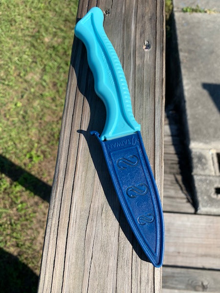Bait Cutting Knife With Sheath-Blue