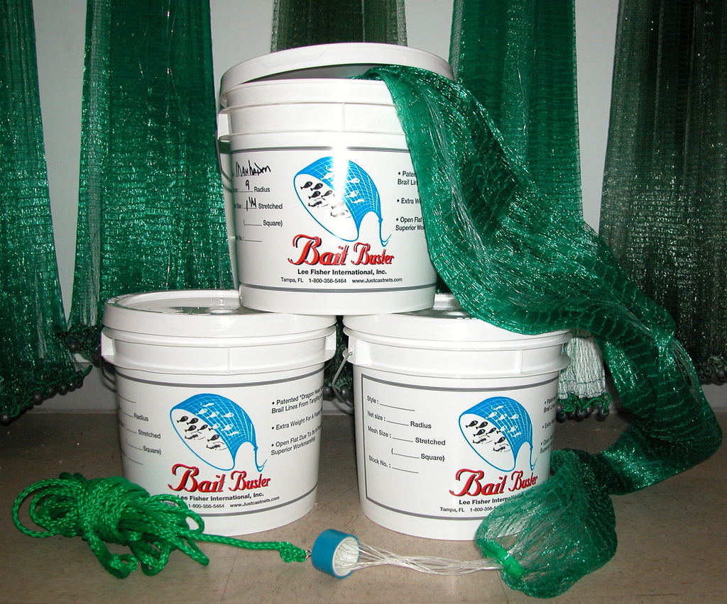 Bait Buster Menhaden Cast Nets 5/8 Bait Buster Menhaden Cast Nets 5/8