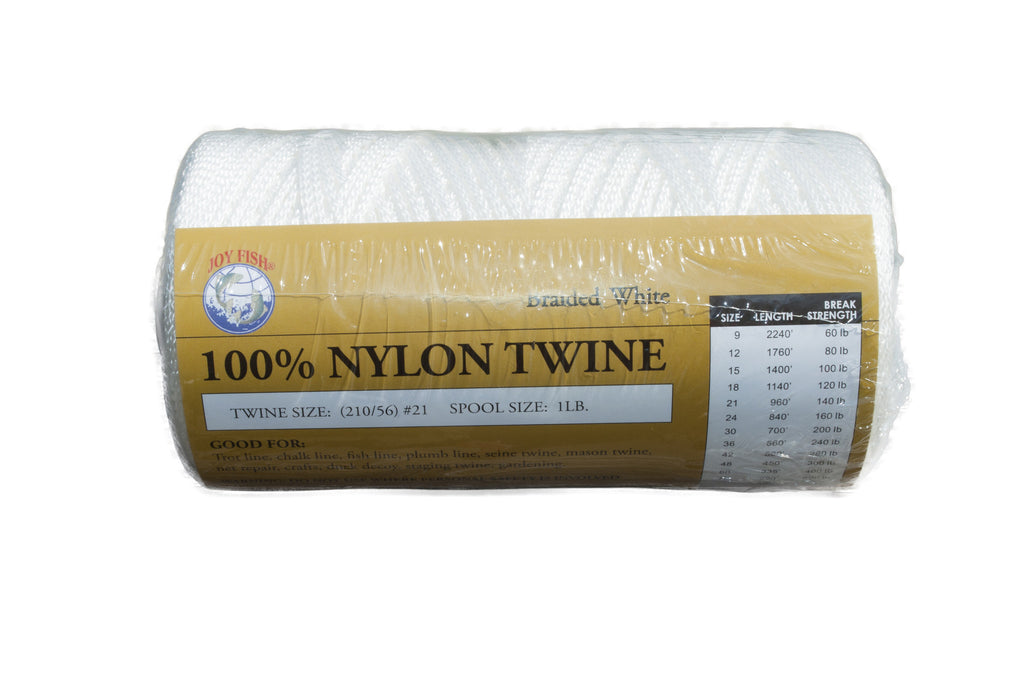 White Braided Nylon Twine – LEE FISHER SPORTS