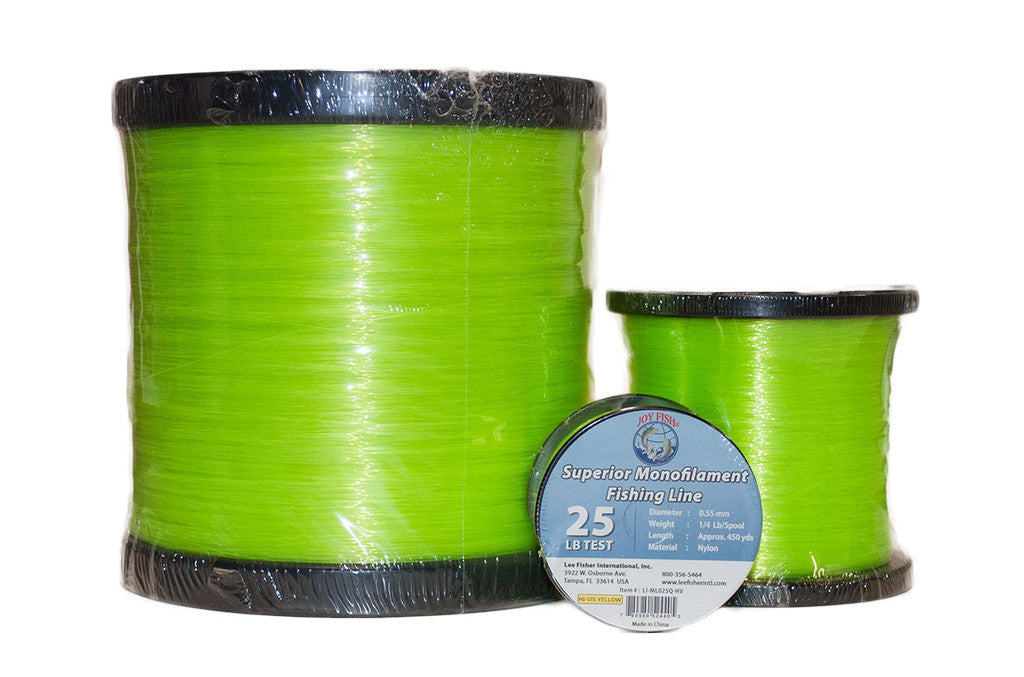  Joy Fish monofilament fishing line 100 lb test approx. 430  yards, 1 lb spool white (Twin Pack) : Sports & Outdoors