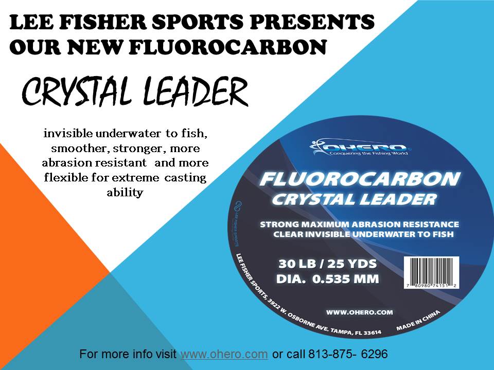 Ohero Fluorocarbon Crystal Leader – LEE FISHER SPORTS