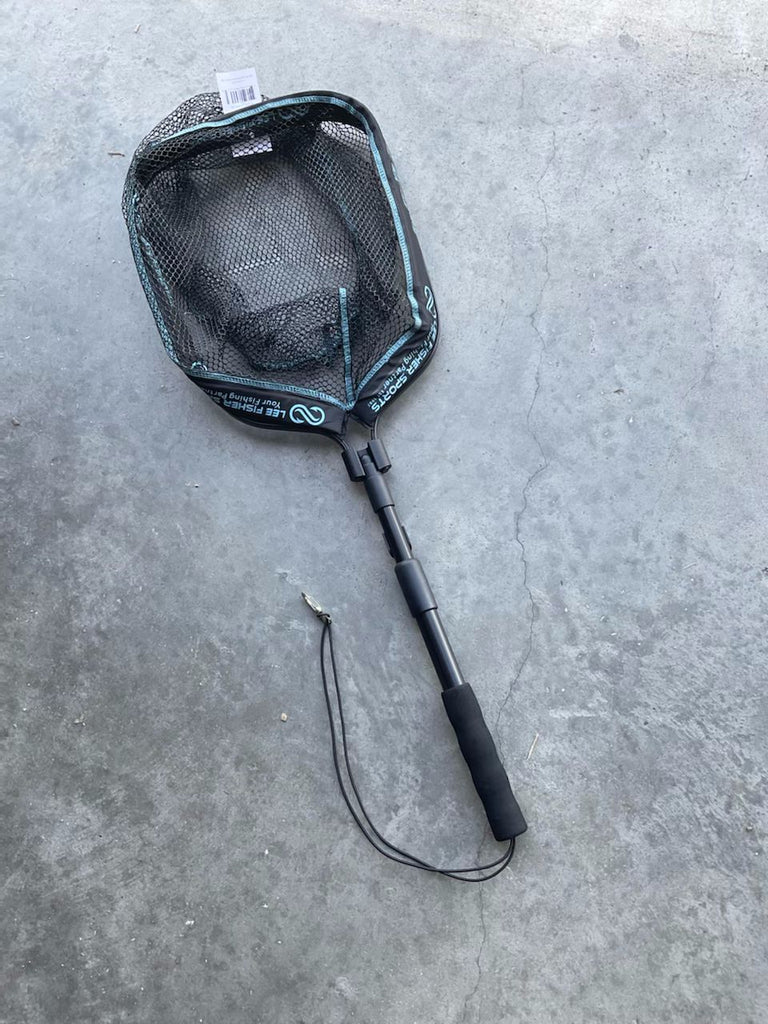 Landing Net JF-31 Floating Foldable -16"x11", 12" deep, 12-22" Telescope Handle LEE FISHER SPORTS Landing Net JF-31 Floating Foldable -16"x11", 12" deep, 12-22" Telescope Handle LEE FISHER SPORTS